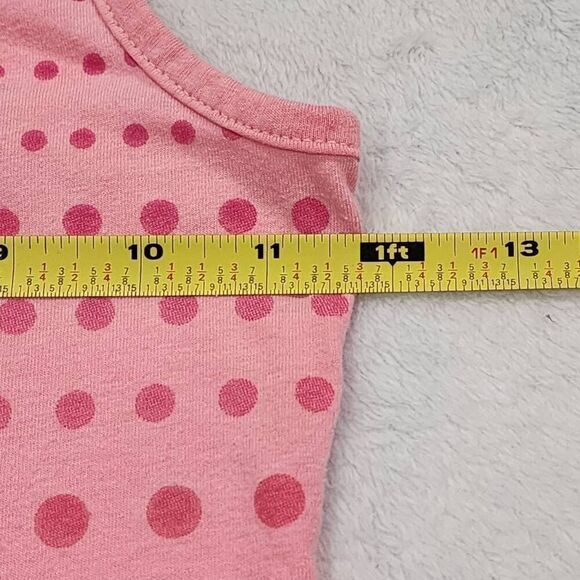 BASIC EDITIONS GIRLS poka dots & sunglasses  TANK TOP SIZE M/M (7/8) - Picture 4 of 9